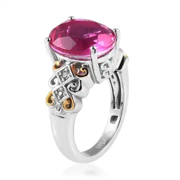 Radiant Orchid Quartz  Ring - Picture 2 of 6